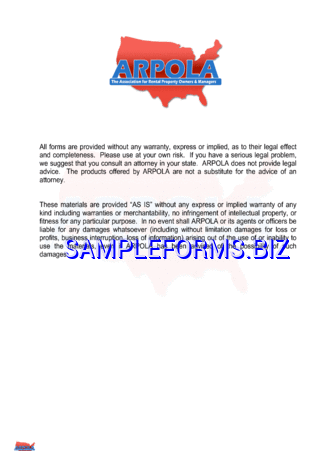 Notice of Late Rent doc pdf free